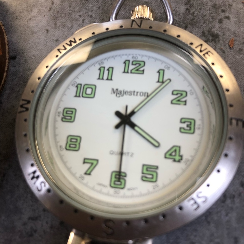Pocket watch and case
